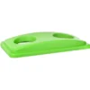 Alpine Polypropylene Can And Bottle Recycling Lid For 23-Gallon Trash Can, Lime Green, 3/Pack (4778-3-LGRN-3)