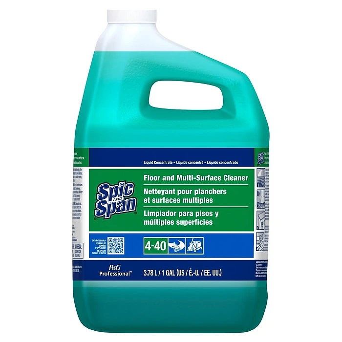 Spic And Span Professional Bulk Floor And Multi-Surface Concentrate Cleaner, 1 Gallon, 3/Pack (PAG02001)