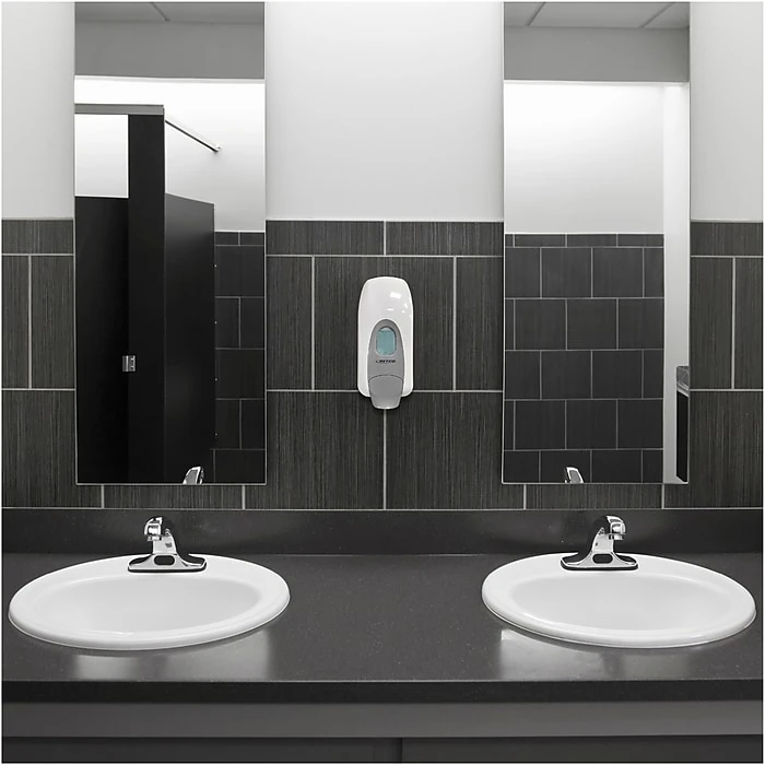 Betco Clario Universal 91819-00 Wall Mounted Hand Soap/Hand Sanitizer Dispenser, White (9181900) - Image 3