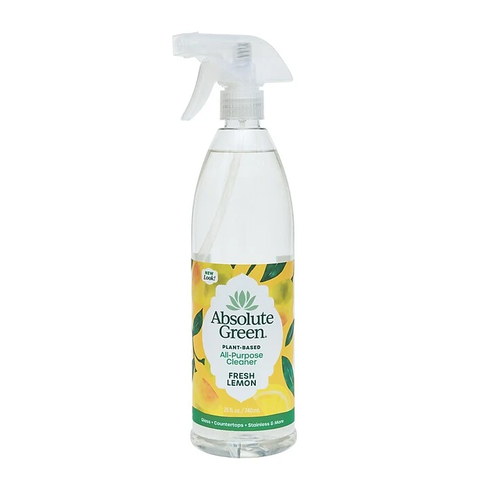 Absolute Green Natural Multipurpose Cleaner, Lemon, 6/Carton (AG2-ST-6)