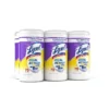 Lysol Dual Action Disinfecting Wipes, Citrus Scent, 75 Wipes/Canister, 6 Canisters/Carton (1920081700CT)