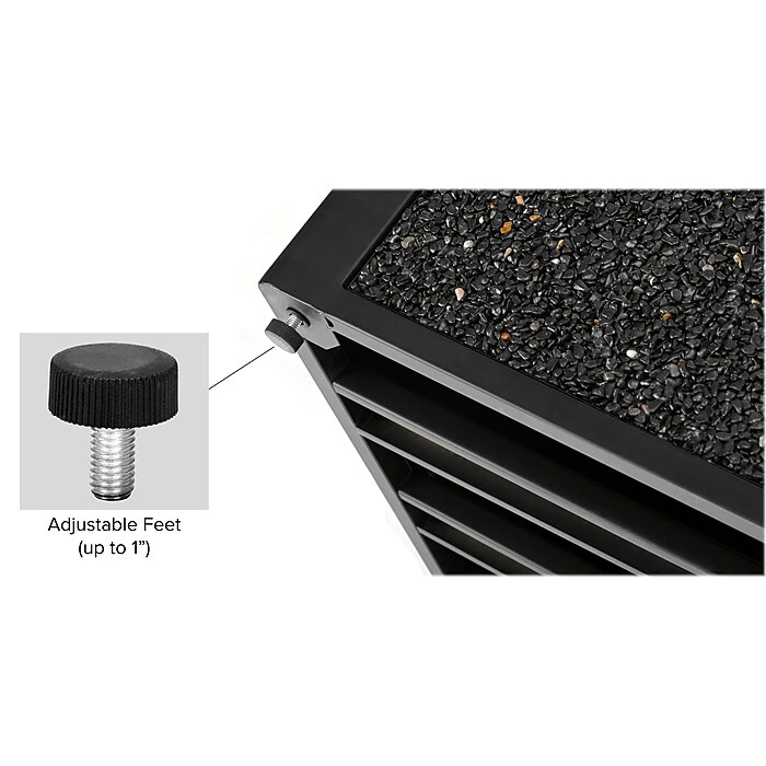 Alpine Steel Outdoor Trash Can With Dome Lid, 40-Gallon, Gray Stone (471-40-GRYS) - Image 7