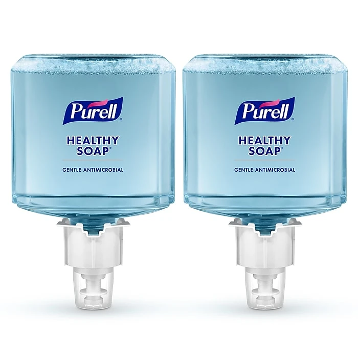 PURELL Foodservice HEALTHY SOAP Antibacterial Liquid Hand Soap Refill For Dispenser, 0.3 Gal., 2/Carton (6480-02)