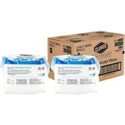 Clorox Healthcare® Bleach Germicidal Wipes Refill, 110 Count Pouch (30359) (Pack Of 2)