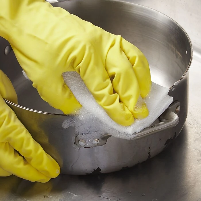 Coastwide Professional™ Light Duty Scouring Pad, White, 60/Pack (CW56788) - Image 3