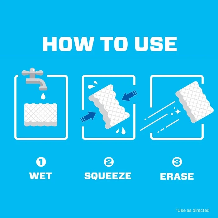 Mr. Clean Magic Eraser Extra Durable, Cleaning Pads With Durafoam, 4/Pack (82038) - Image 5