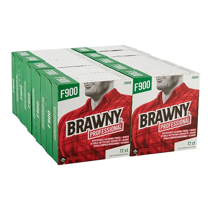 Brawny® Industrial FLAX 900 Heavy Duty Cloths, 72 Cloths/Box, 10 Boxes/Carton (29608) - Image 5