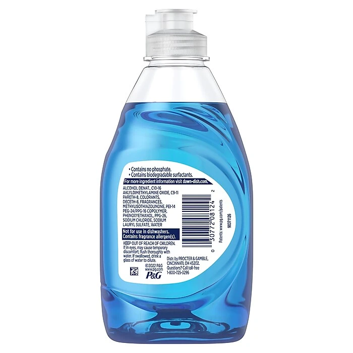 Dawn Ultra Liquid Dish Soap, Original Scent, 7.5 Oz., 18/Carton (01131/39713) - Image 2