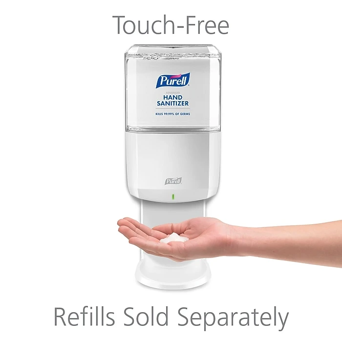 PURELL ES6 Automatic Wall Mounted Hand Sanitizer Dispenser, White (6420-01) - Image 2