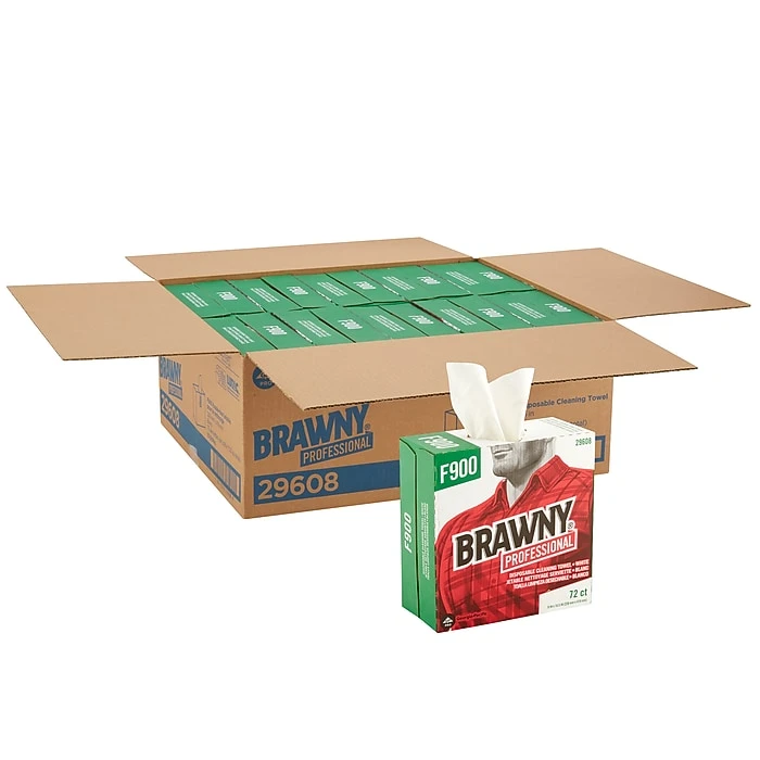 Brawny® Industrial FLAX 900 Heavy Duty Cloths, 72 Cloths/Box, 10 Boxes/Carton (29608) - Image 4