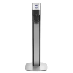 Purell ES8 Automatic Floor Stand Hand Sanitizer Dispenser, Silver/Graphite (7318-DS-SLV)