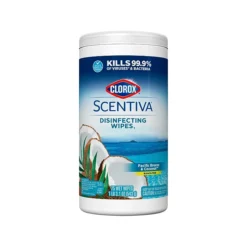 Clorox Scentiva Disinfecting Wipes, Pacific Breeze & Coconut Scent, 75 Wipes/Canister (60037)