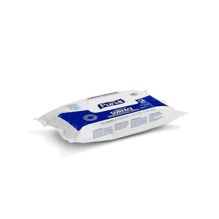 Purell Healthcare Surface Disinfecting Wipes, 72 Wipes/Pack (9370-12) - Image 4