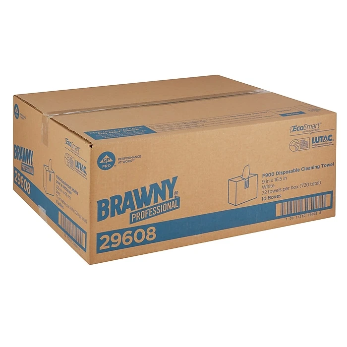 Brawny® Industrial FLAX 900 Heavy Duty Cloths, 72 Cloths/Box, 10 Boxes/Carton (29608) - Image 2