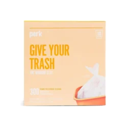 Perk™ 10 Gallon Trash Bag, .36 Mil, Clear, 300 Bags/Box (PK56746)
