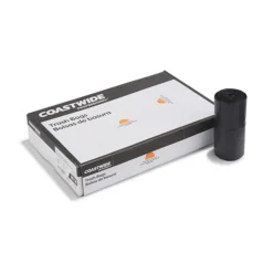 Coastwide Professional™ AccuFit 23 Gal. Trash Bags, Low Density, 0.9 Mil, Black, 25 Bags/Roll, 8 Rolls (CW22932)