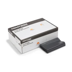 Coastwide Professional™ 55-60 Gal. Reprocessed Resin Trash Bags, Low Density, 1.8 Mil, Black, 100/Carton (CW18207)