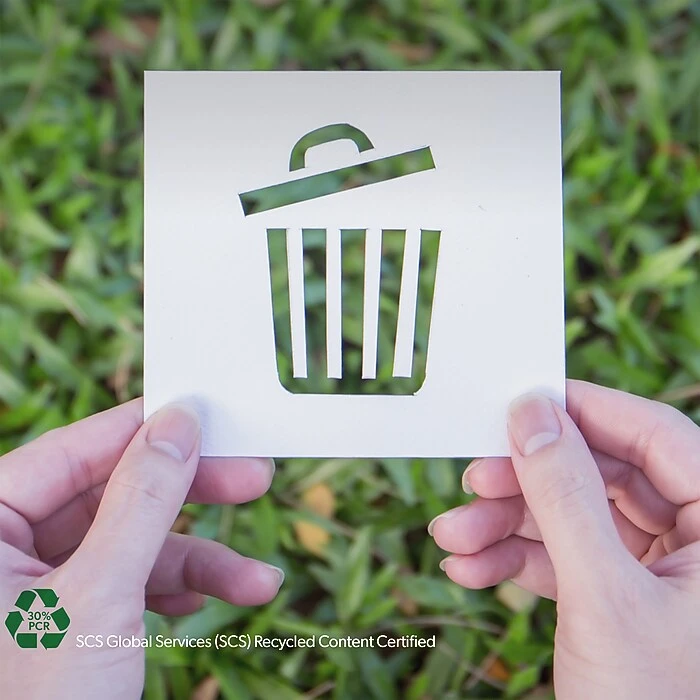 Eco Blend Max 60 Gal. Industrial Trash Bag, Low Density, 0.8 Mil, Clear, 20 Bags/Roll, 5 Rolls/Carton (L7658TC ER1) - Image 2