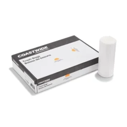 Coastwide Professional™ AccuFit 44 Gal. Trash Bags, Low Density, 1.3 Mil, Clear, 20 Bags/Roll, 5 Rolls (CW255260)