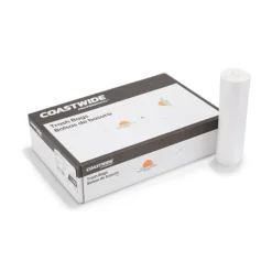 Coastwide Professional™ 55-60 Gal. Trash Bags, Low Density, 1.5 Mil, Clear, 100/Carton (CW57404)
