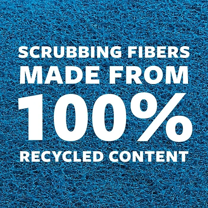 Scotch-Brite® Non-Scratch Scrub Sponge, Blue, 6/Pack (526-5) - Image 7