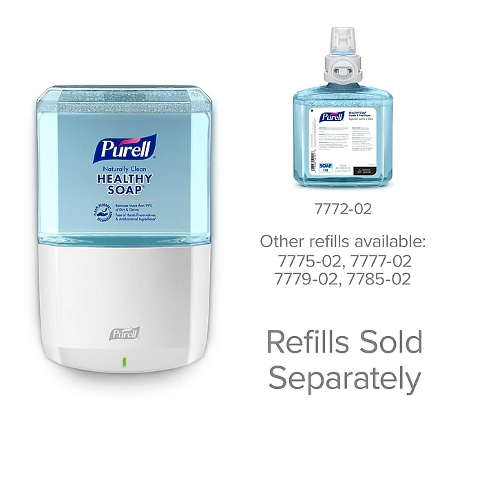 Purell ES8 Automatic Soap Dispenser, White (7730-01) - Image 8