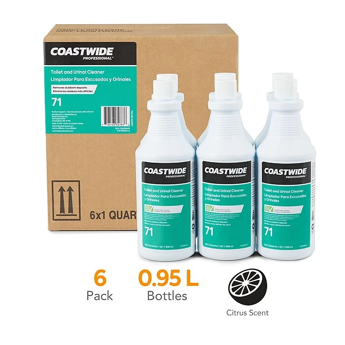 Coastwide Professional Multi-Purpose Cleaners Washroom Toilet Cleaner 71, 0.95L, 6/CT (CW710032-A)
