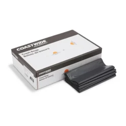 Coastwide Professional™ 50-56 Gal. Reprocessed Resin Trash Bags, Low Density, 1.8 Mil, Black, 100/Carton (CW18209)