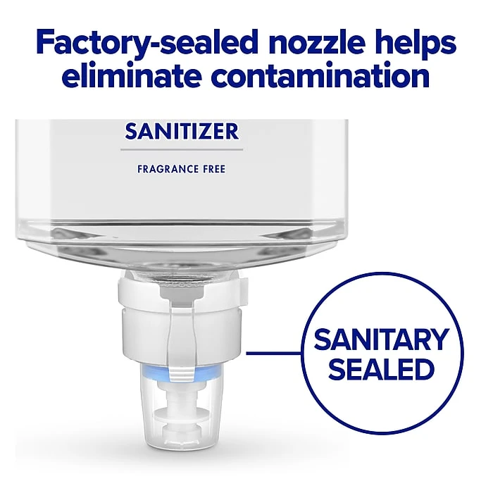 PURELL Advanced Hand Sanitizer Gentle & Free Foam Refill For PURELL ES8 Automatic Dispenser, 1200 ML, 2/Carton (7751-02) - Image 5