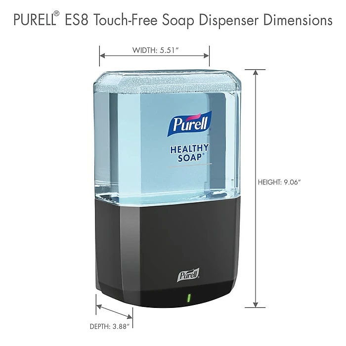 Purell ES8 Automatic Soap Dispenser, Graphite (7734-01) - Image 6