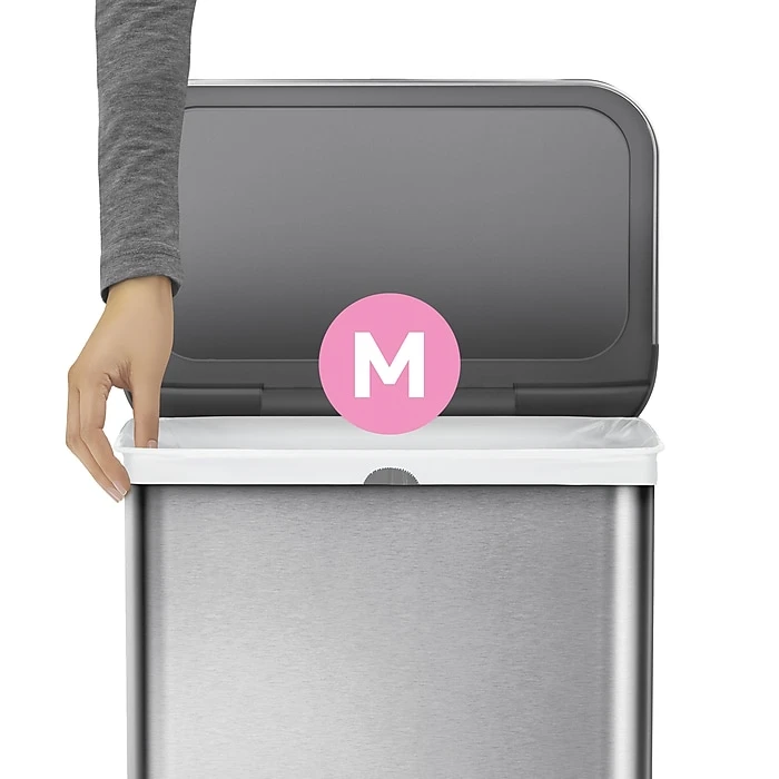 Simplehuman Code M Custom Fit Drawstring Trash Bag Liner, 45 Liter/12 Gallon, 240 Count - Image 4