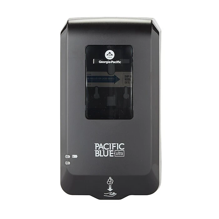 Pacific Blue Ultra Pacific Blue Ultra Automatic Wall Mounted Hand Soap/Hand Sanitizer Dispenser, Black (53590)