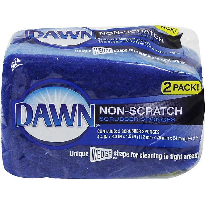 Dawn Ultra Liquid Dish Soap With Sponge, Original Scent, 19.4 Oz., 4/Carton (89271) - Image 4