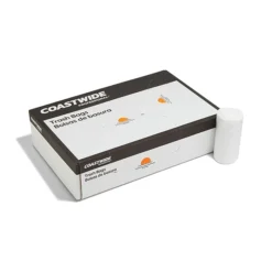Coastwide Professional™ 12-16 Gal. Trash Bags, High Density, 8 Mic., Natural, 50 Bags/Roll, 20 Rolls (CW19243)