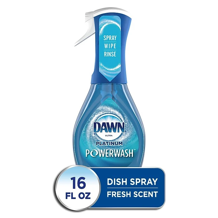 Dawn Ultra Platinum Powerwash Liquid Dish Soap Spray, Fresh, 16 Oz. (52364) - Image 2