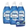 Dawn Platinum Liquid Dish Soap With Sponge, Refreshing Rain, 24 Oz., 3/Carton (49041)