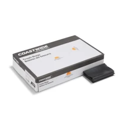 Coastwide Professional™ 12-16 Gal. Trash Bags, Low Density, 1 Mil, Black, 250/Carton (CW21760)