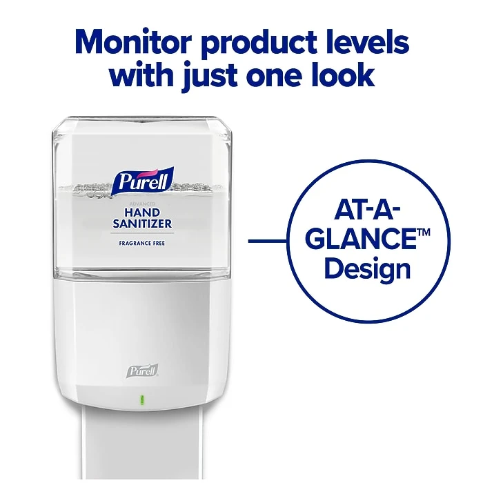 PURELL ES6 Automatic Wall Mounted Hand Sanitizer Dispenser, White (6420-01) - Image 4
