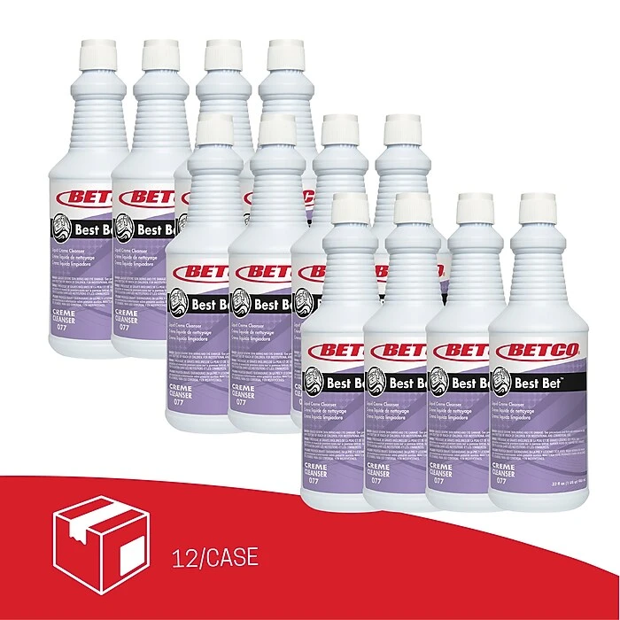 Betco Best Bet Abrasive Creme Cleanser, 32 Oz., 12 Bottles/Carton (771200X) - Image 4