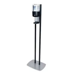 Purell ES8 Automatic Floor Stand Hand Sanitizer Dispenser, Graphite/Black (7218-DS)