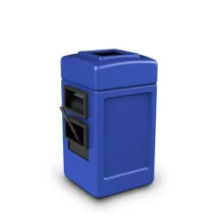 Commercial Zone Products® Islander Series Harbor 1 Waste Container And Windshield Service Center, Blue (755104)