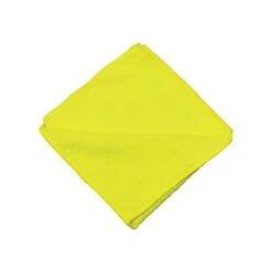 Zwipes 16 X 16" Microfiber Cleaning Towel, Yellow, Package Of 12 (H1-728)