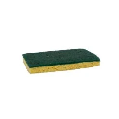 3M Medium Duty Green Scouring Sponge, 10/Carton (10-0496)