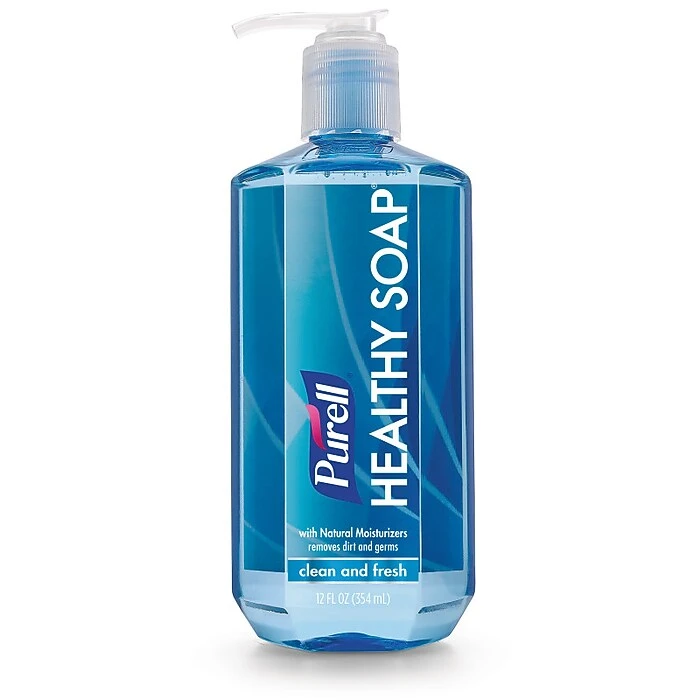 PURELL® Brand HEALTHY SOAP® Clean And Fresh, Fresh Scent, 12 Fl Oz Pump Bottle (8101-12-CMR01AD)