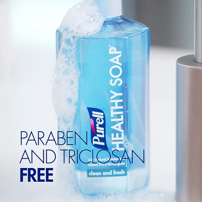 PURELL® Brand HEALTHY SOAP® Clean And Fresh, Fresh Scent, 12 Fl Oz Pump Bottle (8101-12-CMR01AD) - Image 3