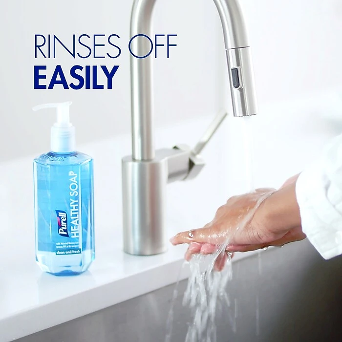 PURELL® Brand HEALTHY SOAP® Clean And Fresh, Fresh Scent, 12 Fl Oz Pump Bottle (8101-12-CMR01AD) - Image 6