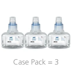 Purell Advanced Green Certified Foaming Instant Hand Sanitizer Refill For LTX-7 Dispenser, 700 ML., 3/Carton (1304-03)