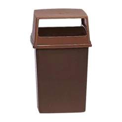 Rubbermaid Glutton Container Base, Brown, 56 Gal. (FG256B00BRN)