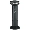 Rubbermaid Infinity Stainless Steel Ash Urn, Black, 6.7 Gal. (FG9W3400BLA)