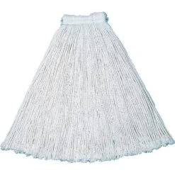 Rubbermaid Cut-End Cotton Mop #32, Economy, White, 12/Ct